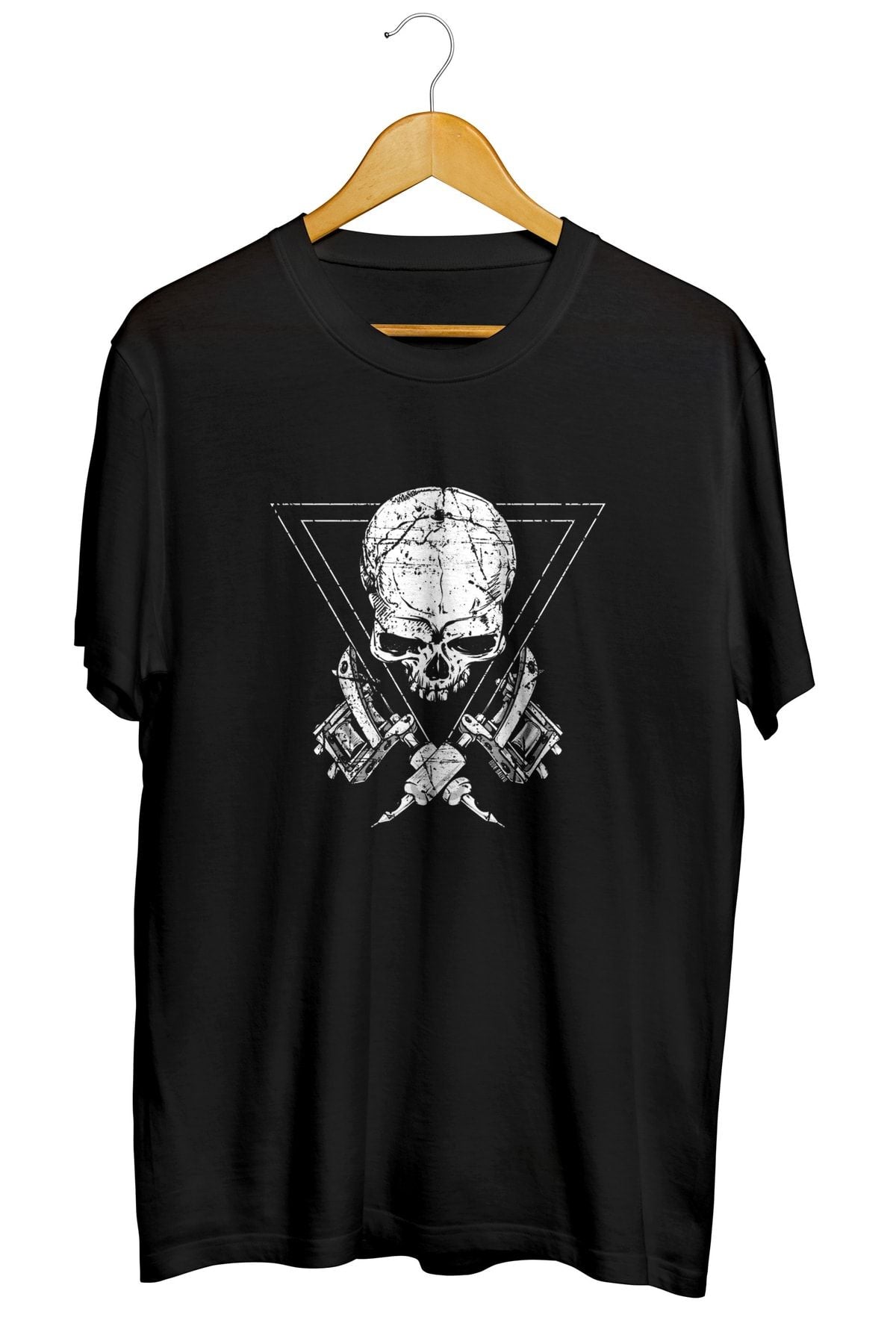 Tattoo Artist Skull Baskılı Unisex Tişört