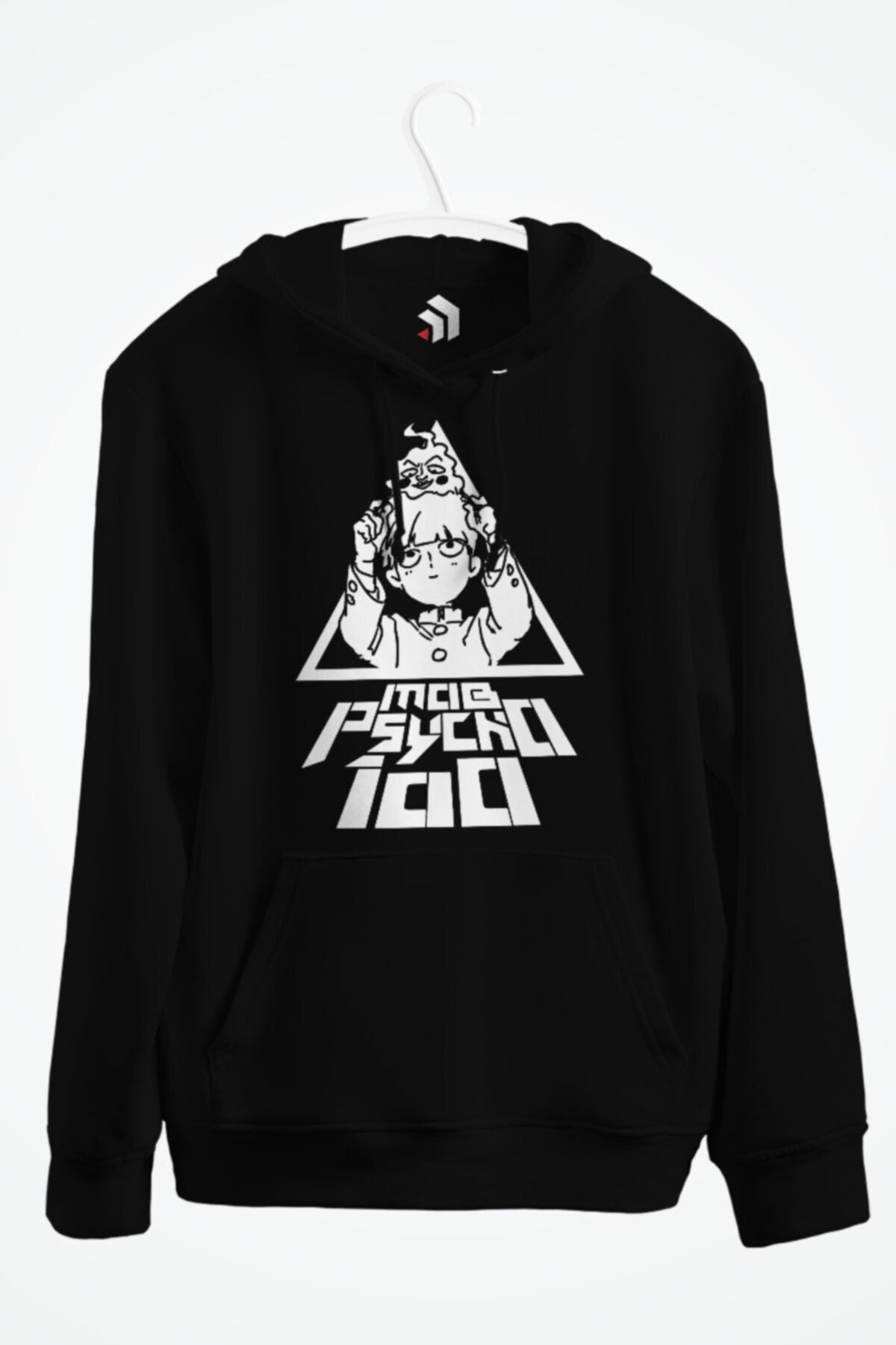 Mob Psycho 100 Anime Baskılı Kapüşonlu Sweatshirt