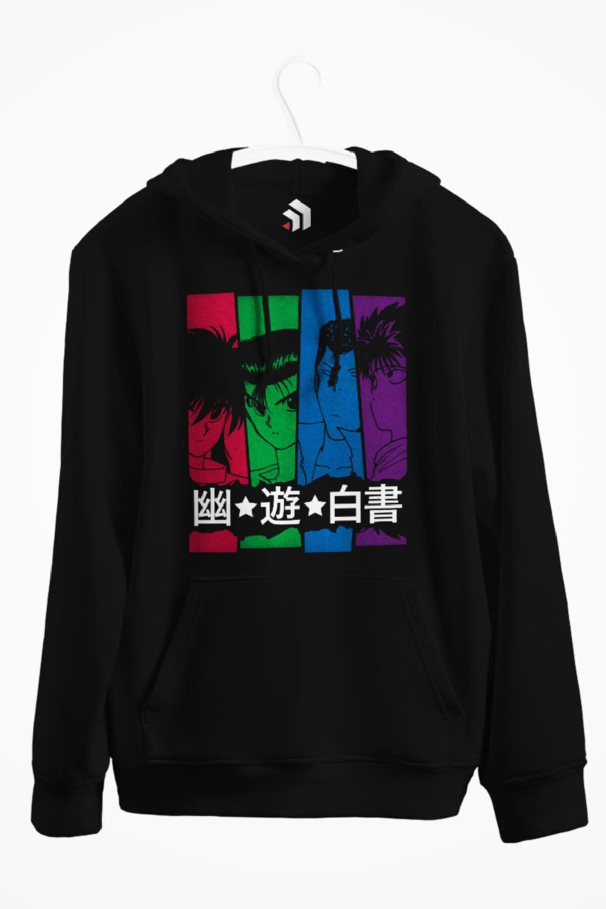 Yu Yu Hakusho Anime Baskılı Kapşonlu Sweatshirt