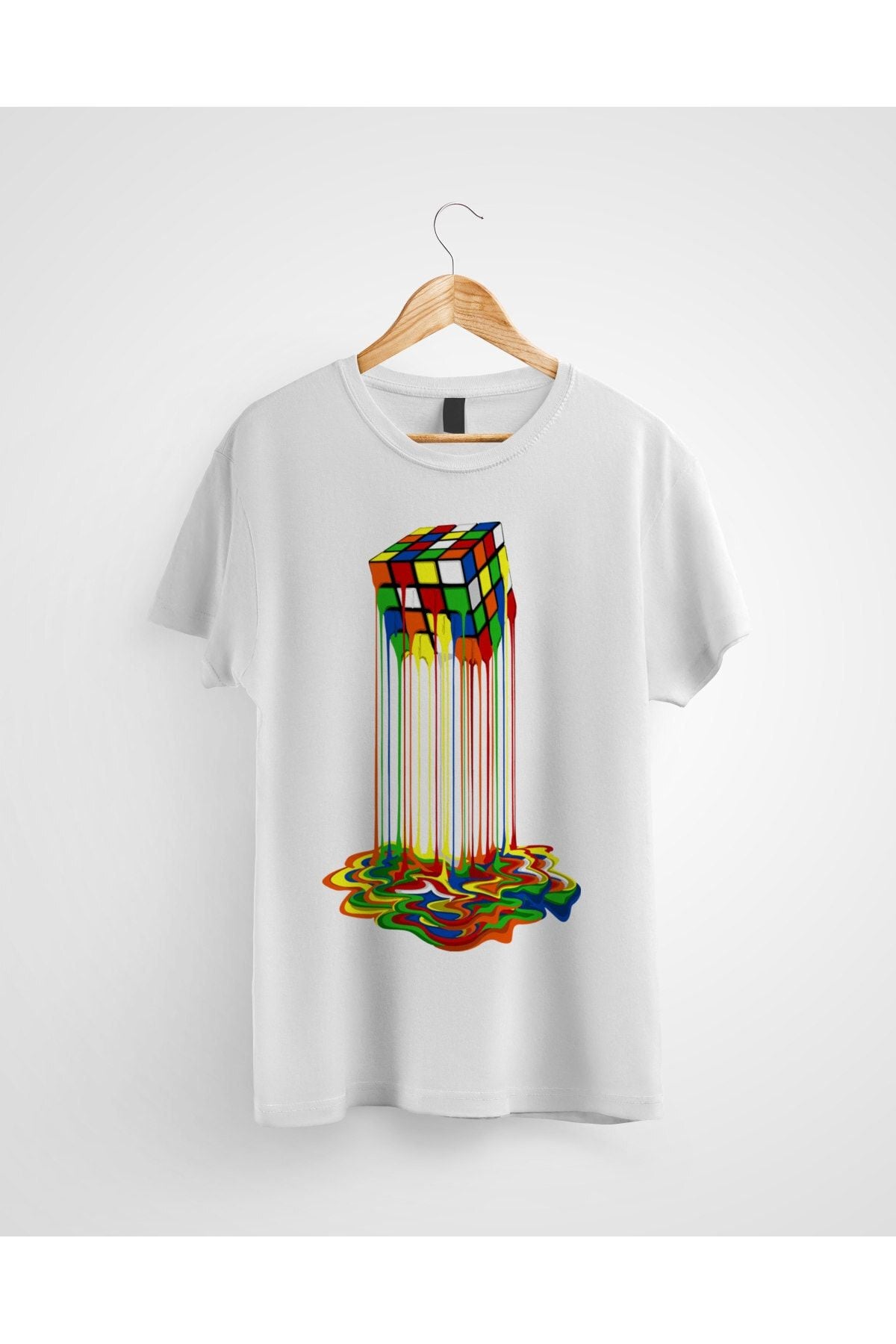 Eriyen Küp Baskılı T-Shirt