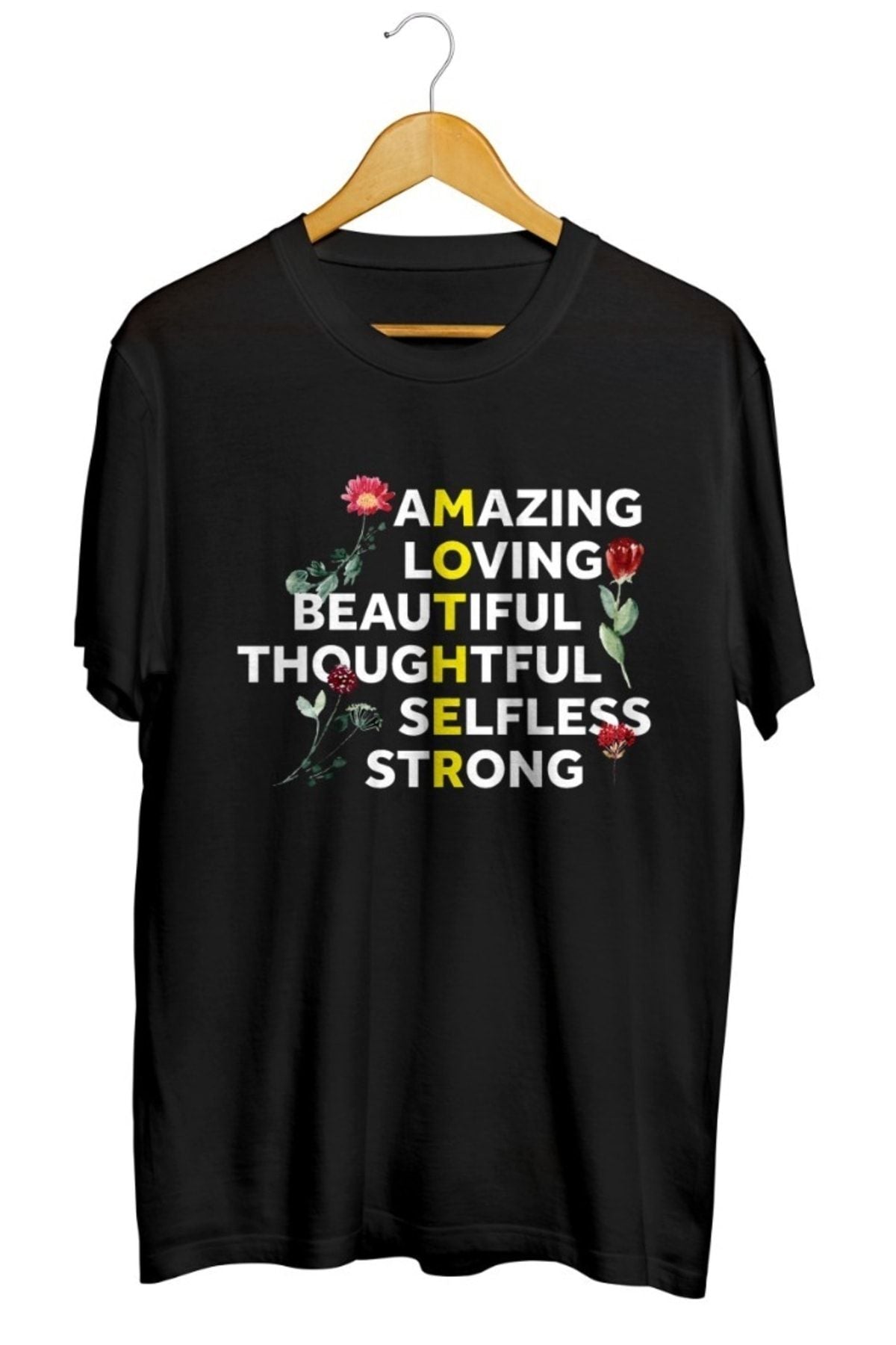 Anneler Günü Baskılı Unisex Tişört