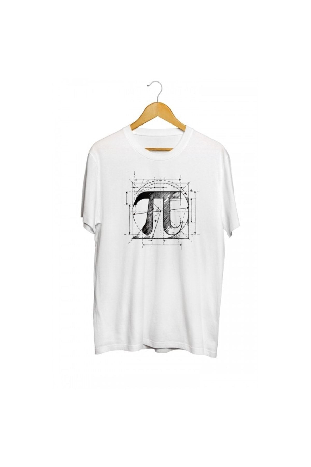 Pi Sayısı Baskılı Unisex Tişört