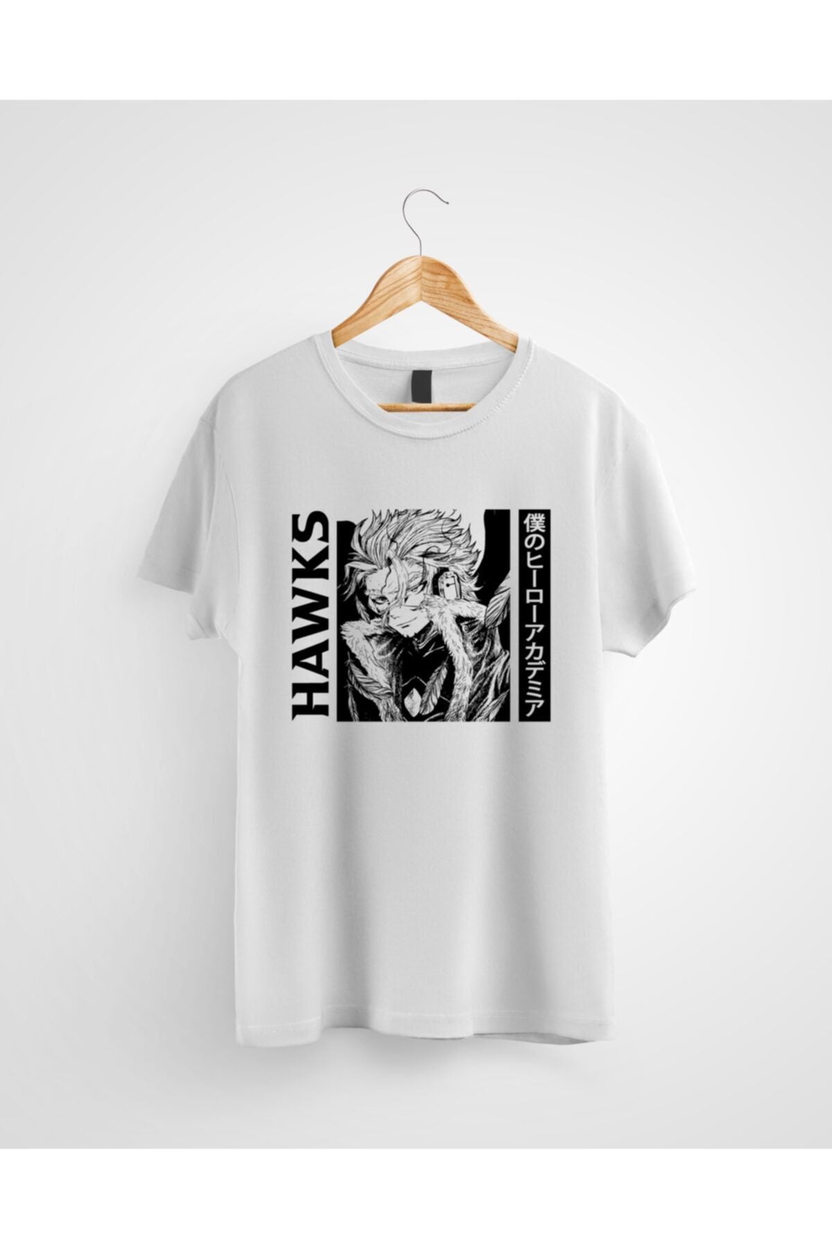 Hawks Keigo Takami My Hero Academia Baskılı Anime Tişört