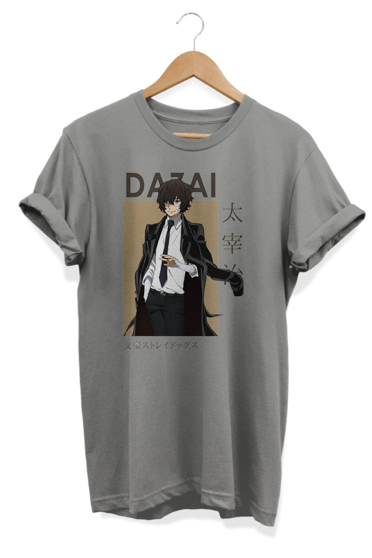 Bungou Stray Dogs Young Osamu Dazai Anime Baskılı Oversize Tişört