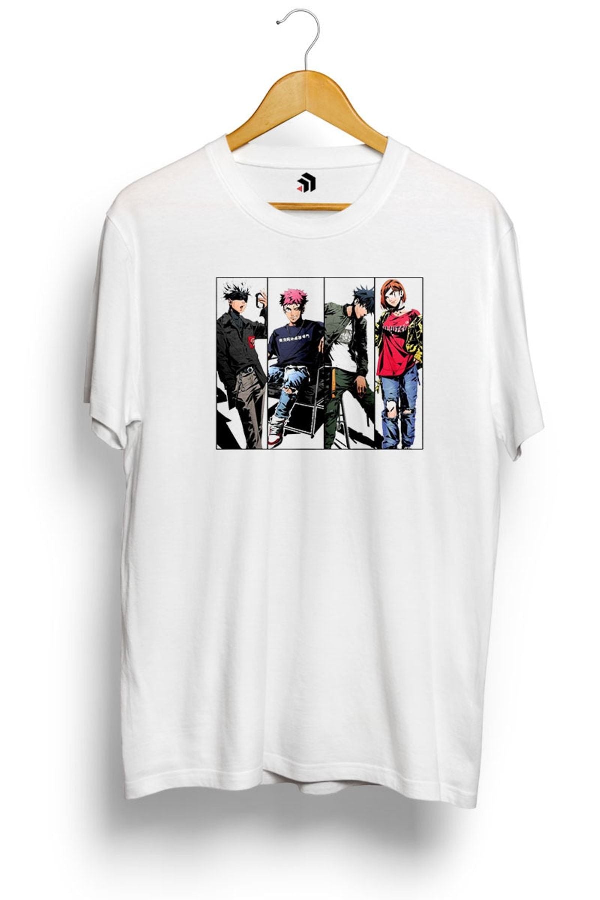 Jujutsu Kaisen Style Anime Baskılı Tişört
