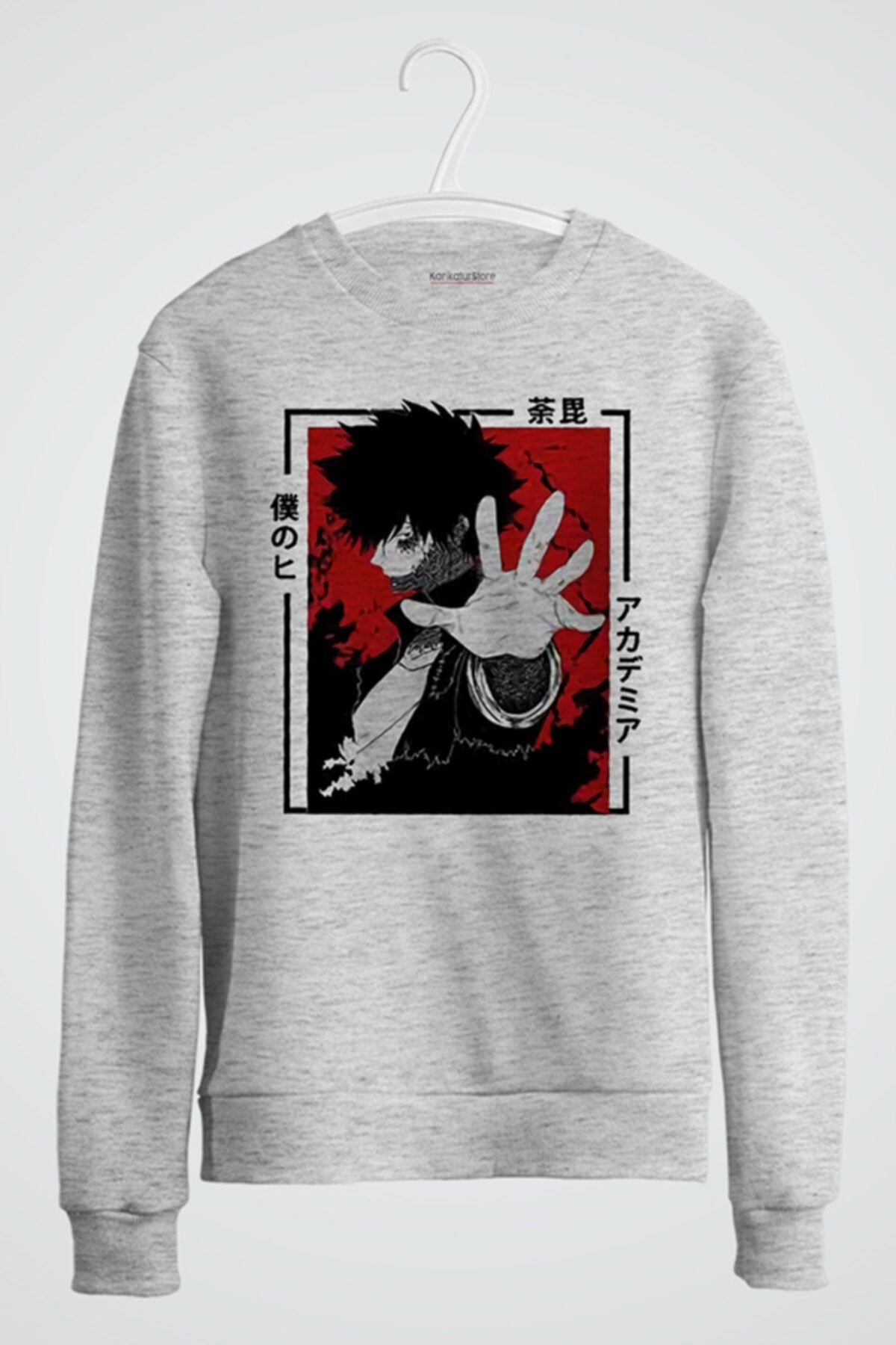 Dabi My Hero Academia Boku No Hero Academia Manga Aesthetic Todoroki Anime Baskılı Sweatshirt