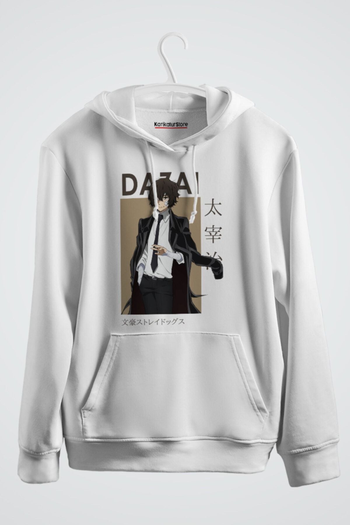Bungou Stray Dogs Young Osamu Dazai Anime Baskılı Kapşonlu Sweat