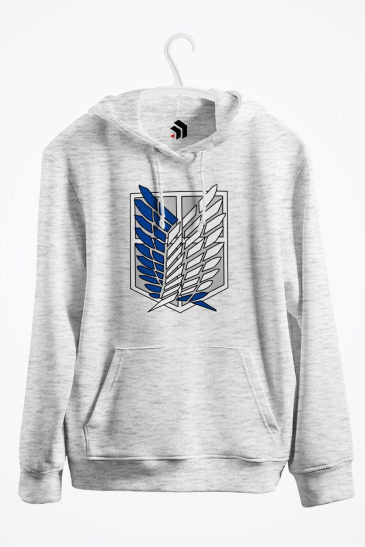 The Survey Corps - Attack On Titan Baskılı Kapşonlu Sweatshirt