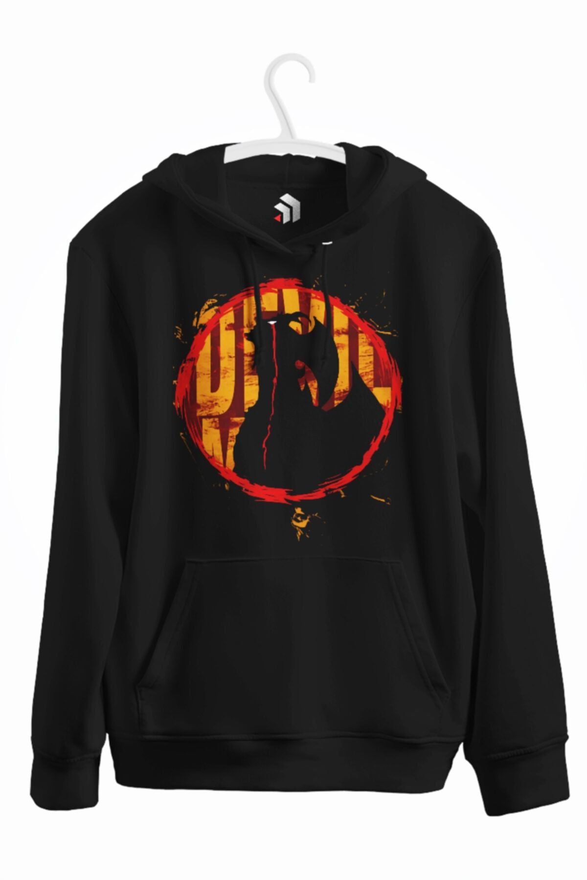 Devilman Crying Devil Baskılı Kapüşonlu Sweatshirt