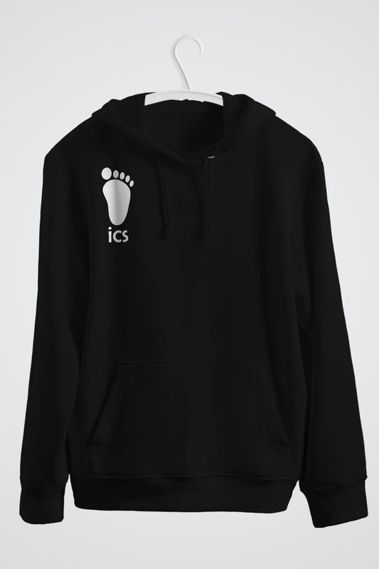 Karasauno Ics Logo Baskılı Kapşonlu Sweatshirt