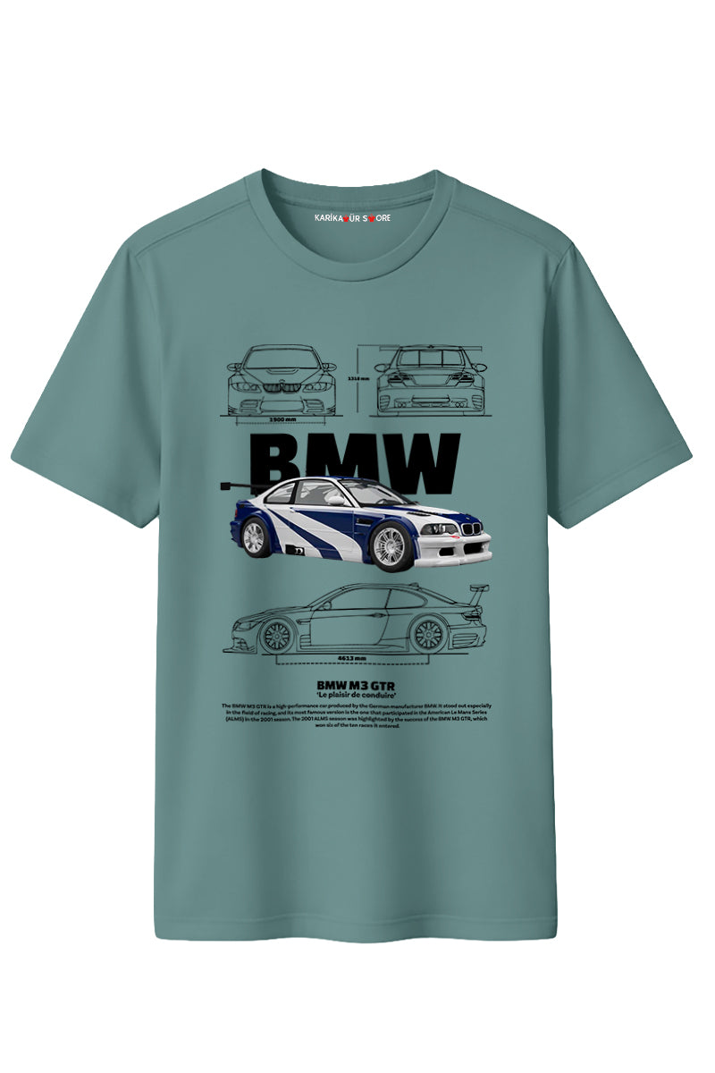 Bmw m3 Baskılı Kaliteli Unisex Tişört