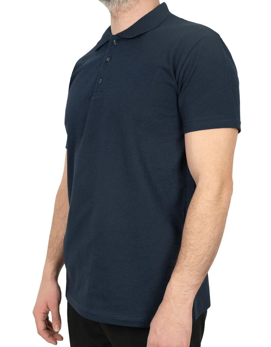 Polo Yaka Tişört Lacivert Renk