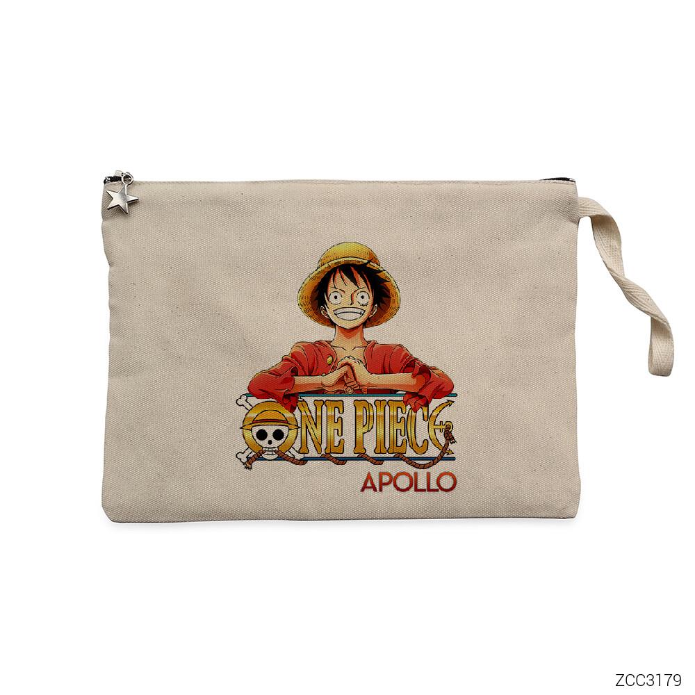 One Piece Apollo Krem Clutch Astarlı Cüzdan / El Çantası