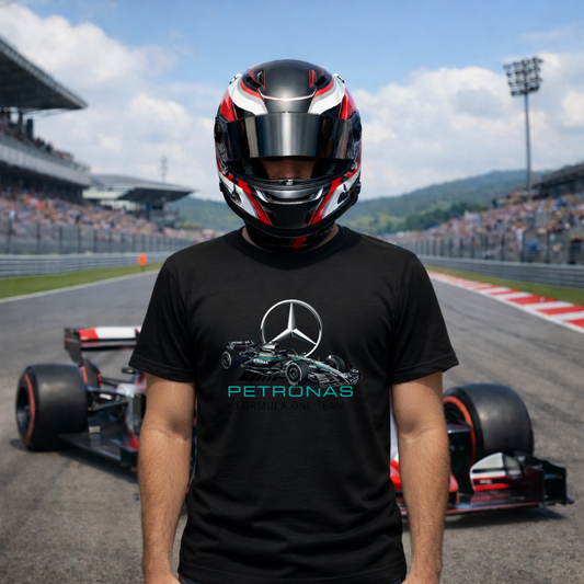 F1 Mercedes AMG Petronas Baskılı Kaliteli Tshirt