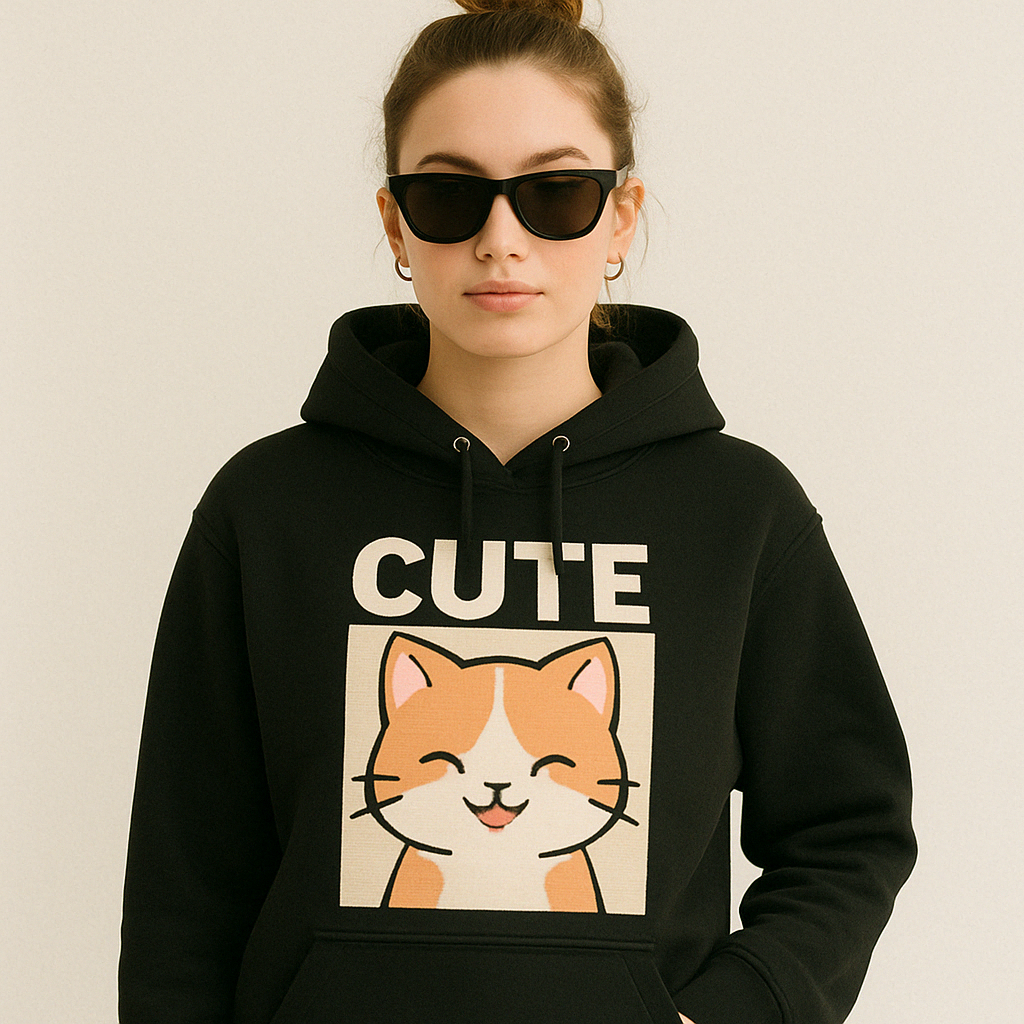 Kadın Baskılı Hoodie
