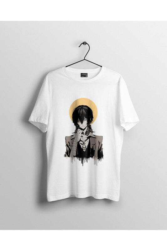 Bongou Stray Dogs Dazai Osamu Poster Anime Tişört