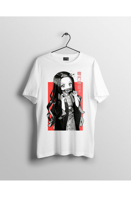 Nezuko Kamado Kimetsu No Yaiba Demon Slayer Anime Tişört