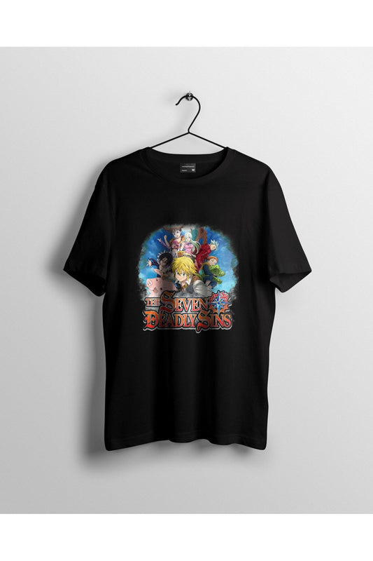 The Seven Deadly Sins Poster Anime Tişört
