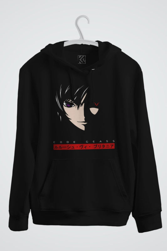 Lelouche Vi Britannia Anime Baskılı Kapşonlu Sweat