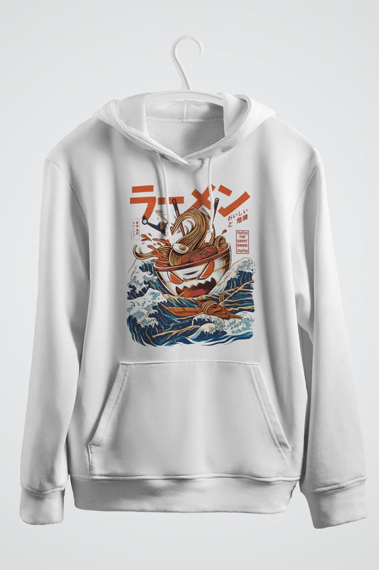 The Great Ramen Off Kanagawa Baskılı Kapşonlu Sweat