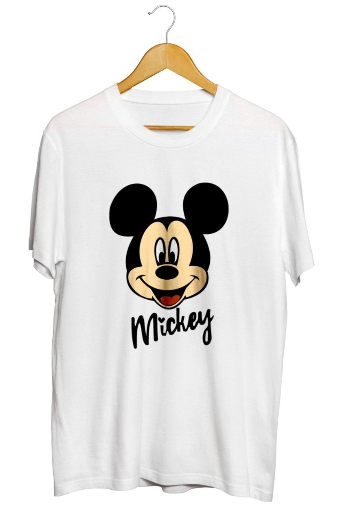 Mickey Mouse Baskılı Unisex Tişört