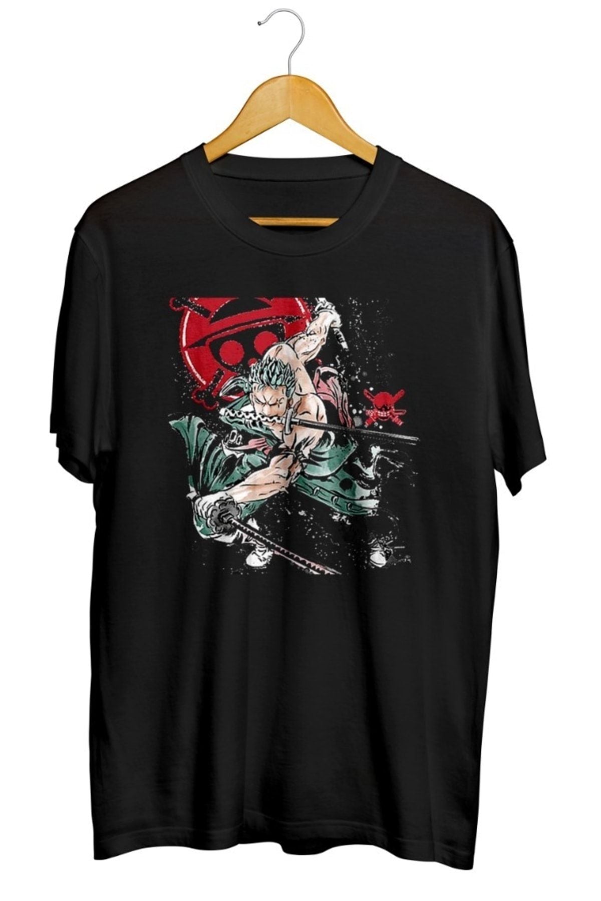 One Piece - Roronoa Zoro Baskılı Unisex Tişört
