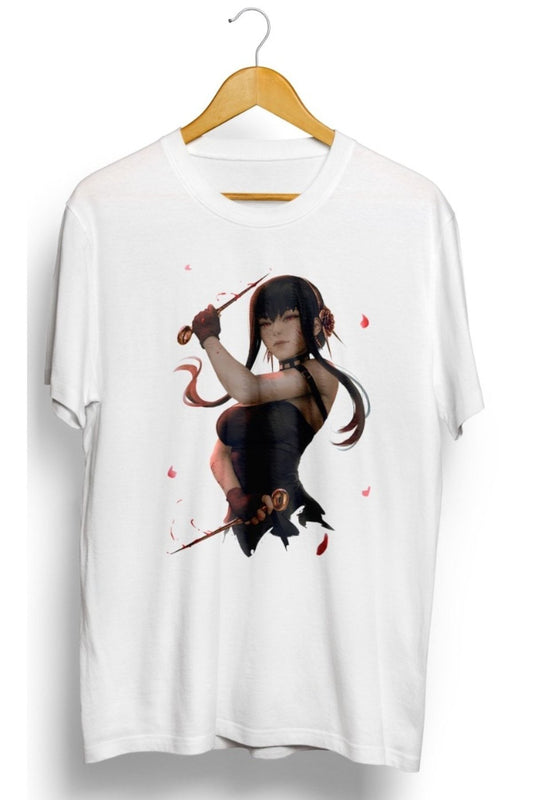 Yor Briar (Forger) Ecchi Spy x Family Anime Baskılı Unisex Tişört