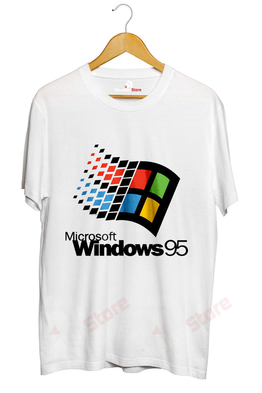 Windovs Tasarımlı Baskılı Tişört