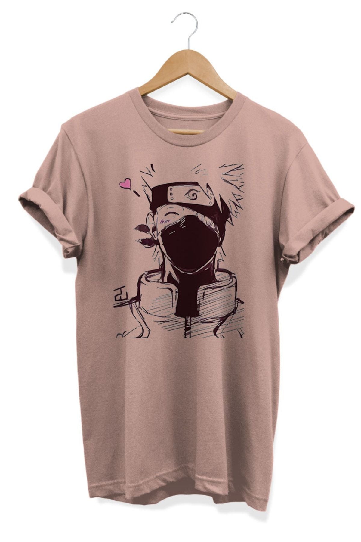 Kakashi Hatake Anime Baskılı Oversize Tişört