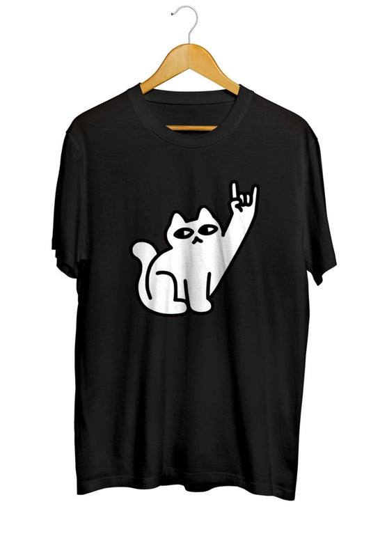 Cats Like Metal Tişört