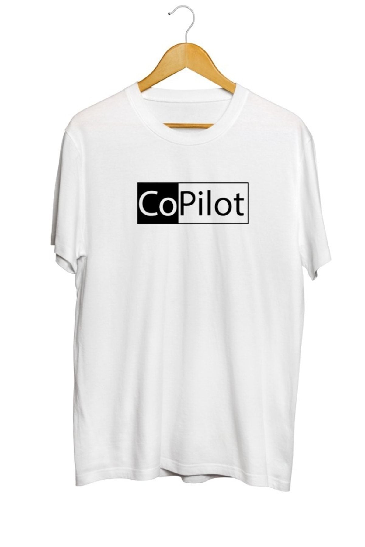 Copilot Baskılı Unisex Tişört