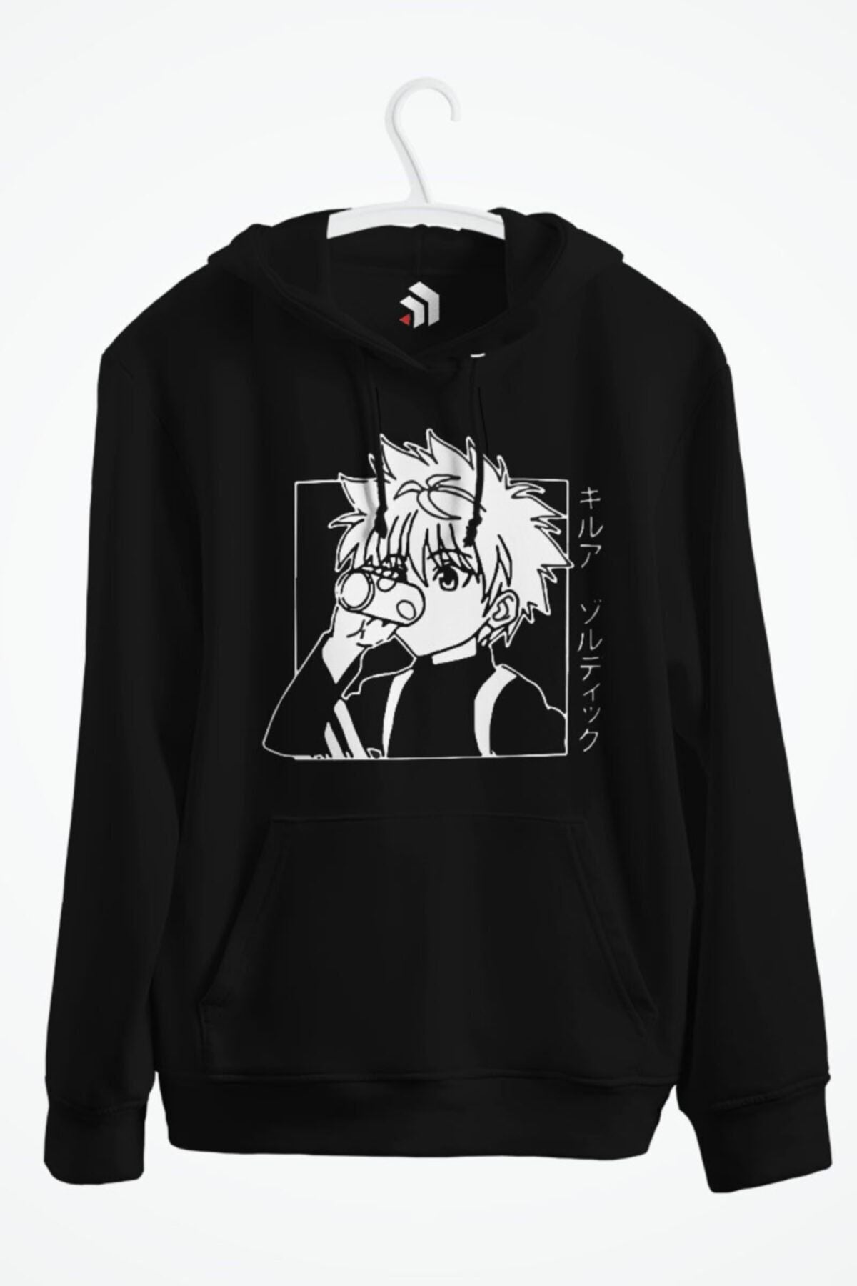 Hunter X Hunter Killua Anime Baskılı Kapüşonlu Sweatshirt