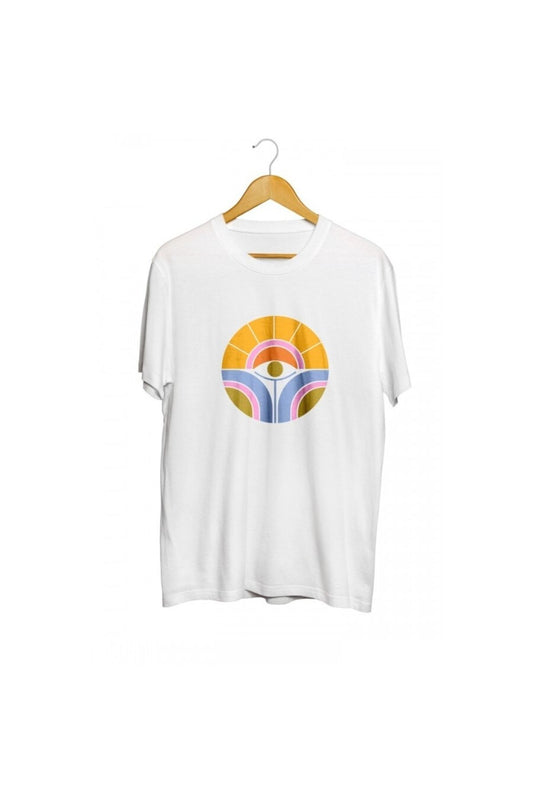 Sun Flower Wisdom Baskılı Unisex Tişört