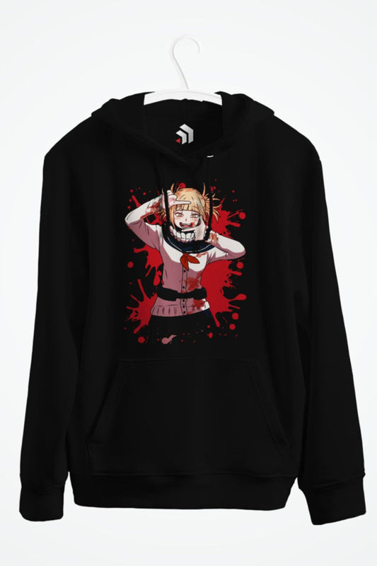 My Hero Academia Himiko Toga Anime Baskılı Kapüşonlu Sweatshirt