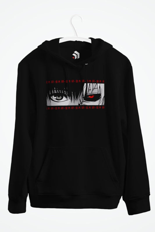 Tokyo Ghoul Kaneki Anime Baskılı Kapüşonlu Sweatshirt