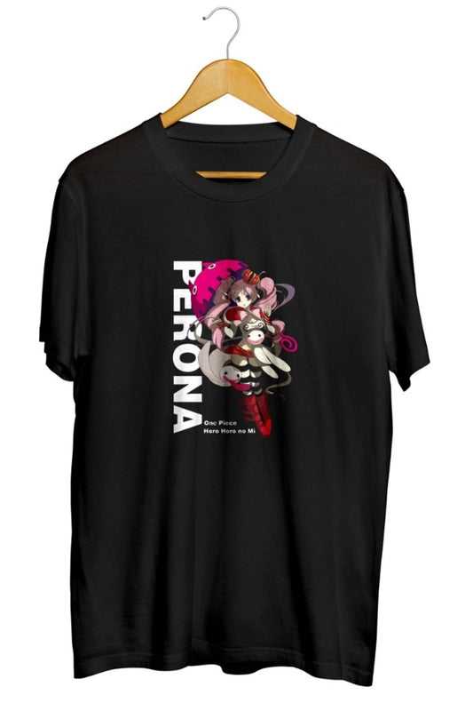 Perona One Piece Anime Chibi Anime Baskılı Unisex Tişört