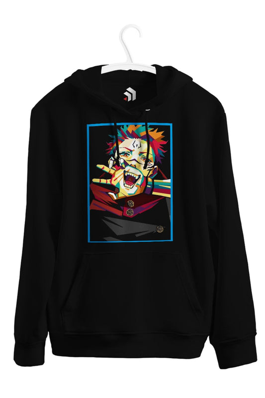 Jujutsu Kaisen Anime Baskılı Unisex Kapşonlu