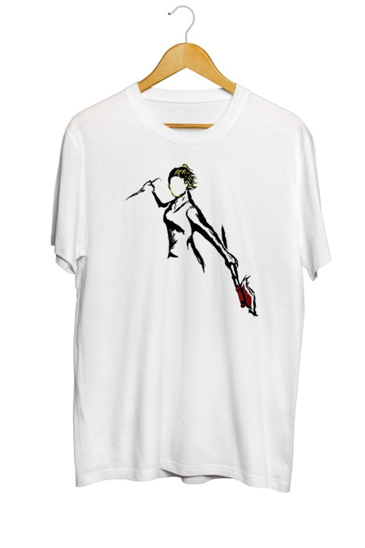 Buffy Ink Demon Slayer Baskılı Unisex Tişört