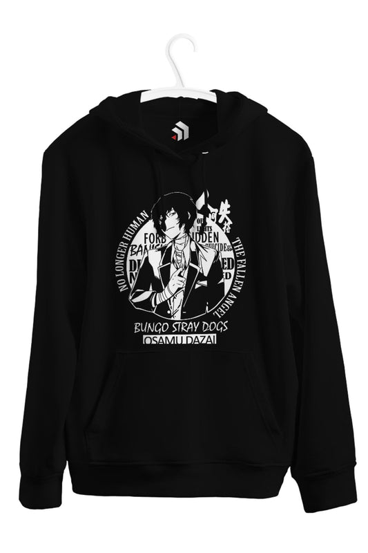 Osamu Dazai Anime Baskılı Unisex Kapşonlu