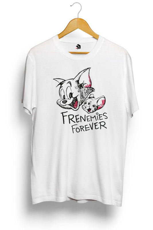 Tom And Jerry Frenemies Forever Baskılı Tişört