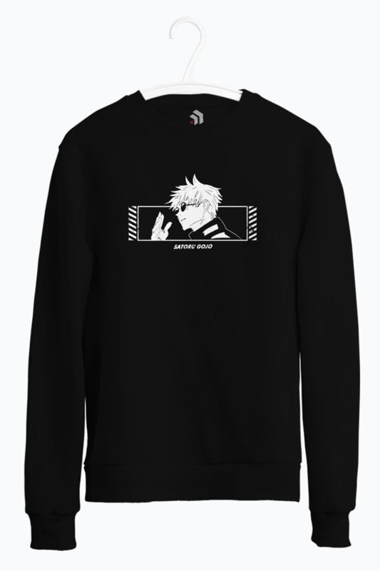 Jujutsu Kaisen Satoro Anime Baskılı Sweatshirt