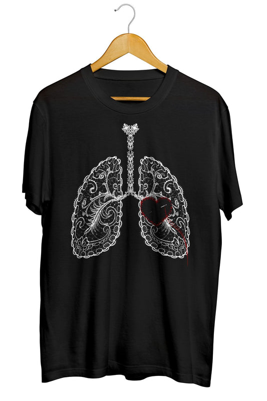 Breathe Baskılı Unisex Tişört