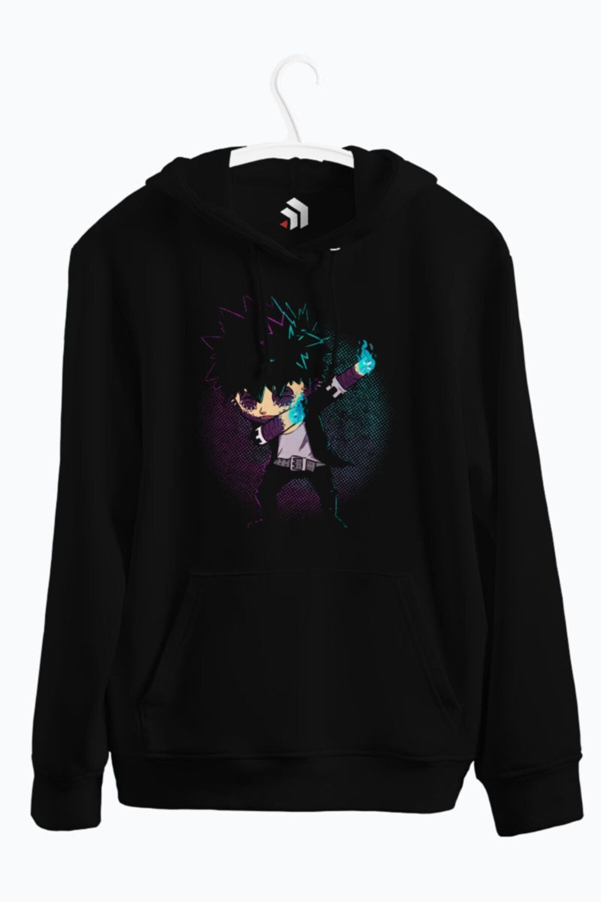 My Hero Academia Dab Dabi Anime Baskılı Kapşonlu Sweatshirt