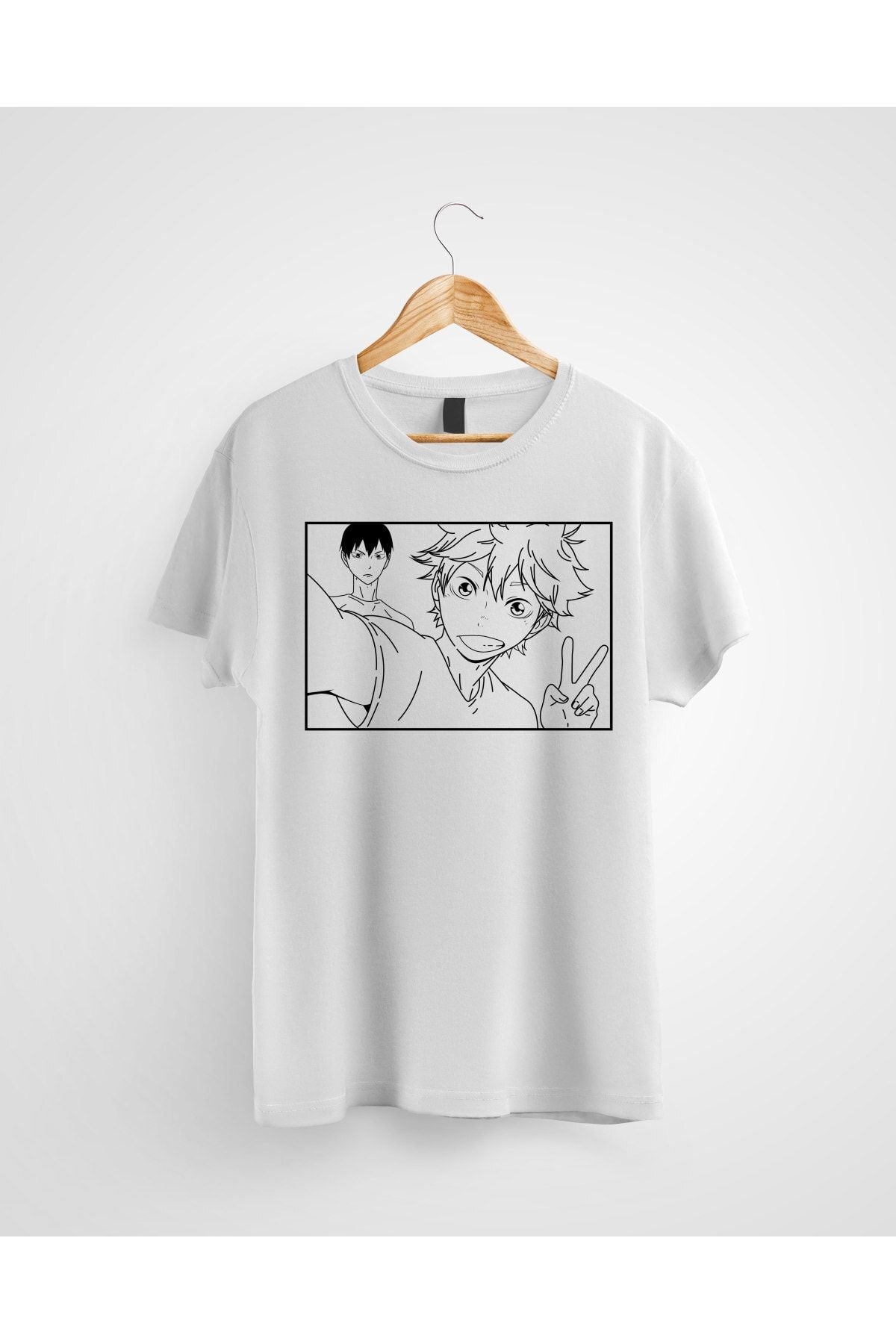 Hinata Shoyo Peace Haikyuu Anime T-Shirt