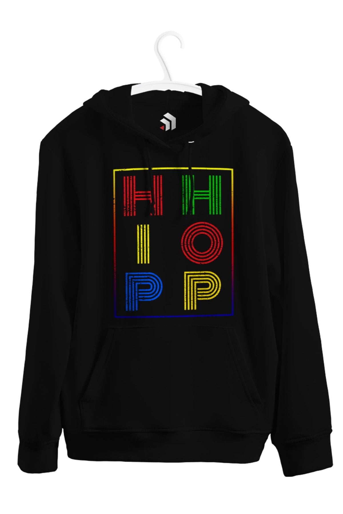 Hip Hop Vintage Baskılı Unisex Kapşonlu Sweat