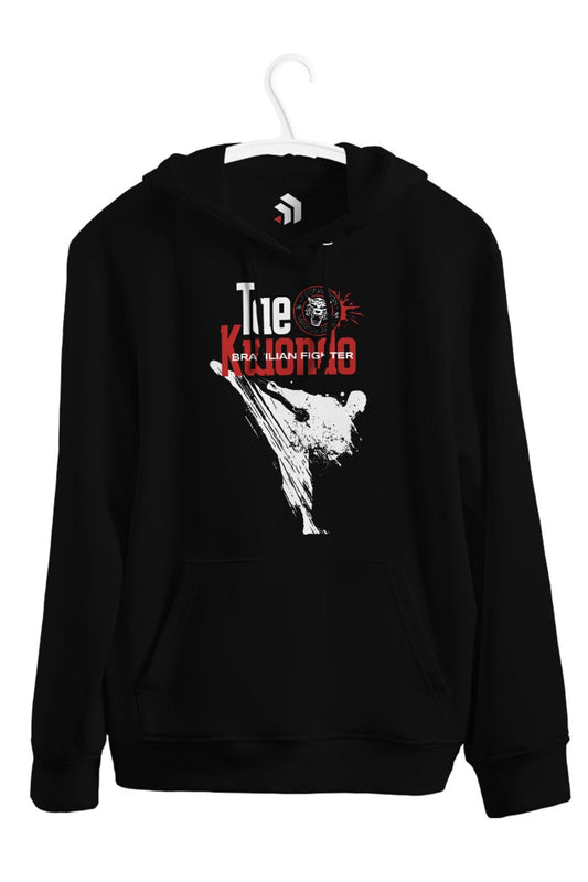 Taekwondo Fighter Baskılı Unisex Kapşonlu