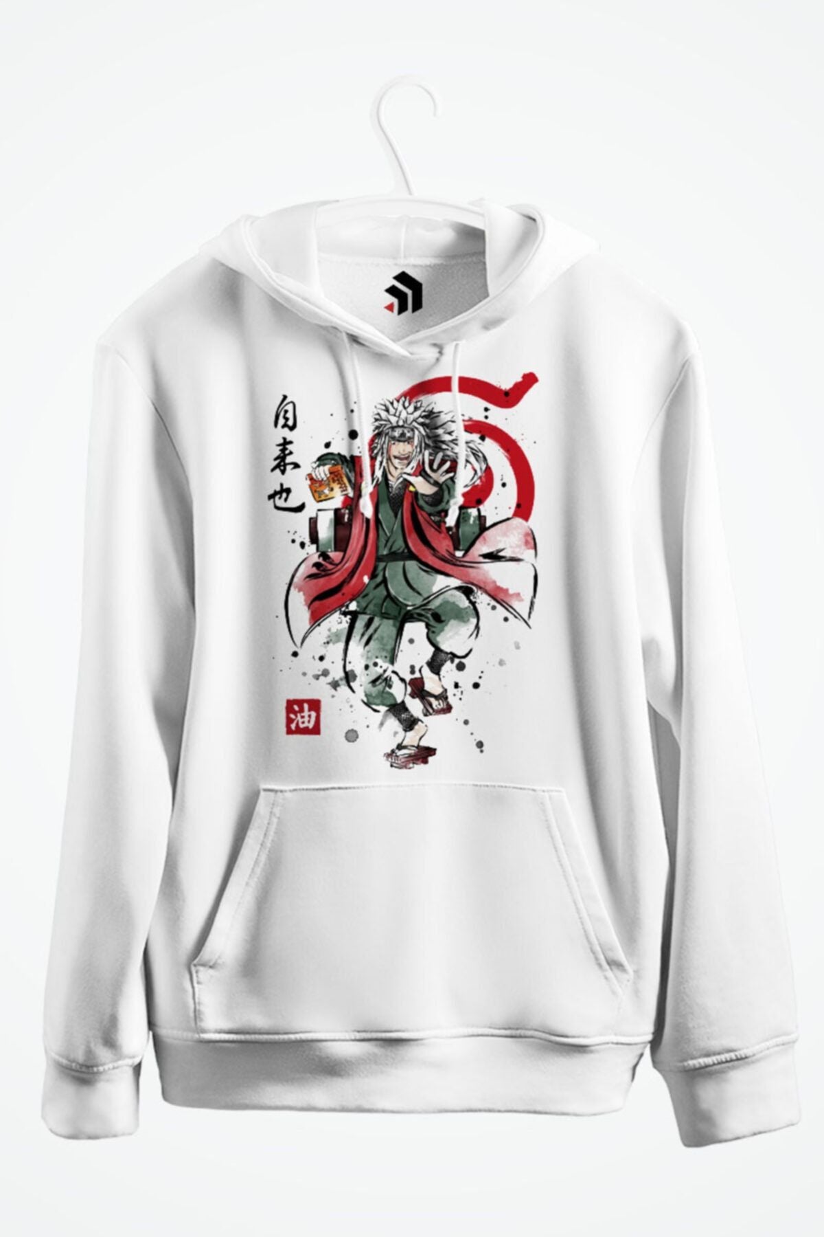 Legendary Sannin Naruto Anime Baskılı Kapşonlu Sweatshirt