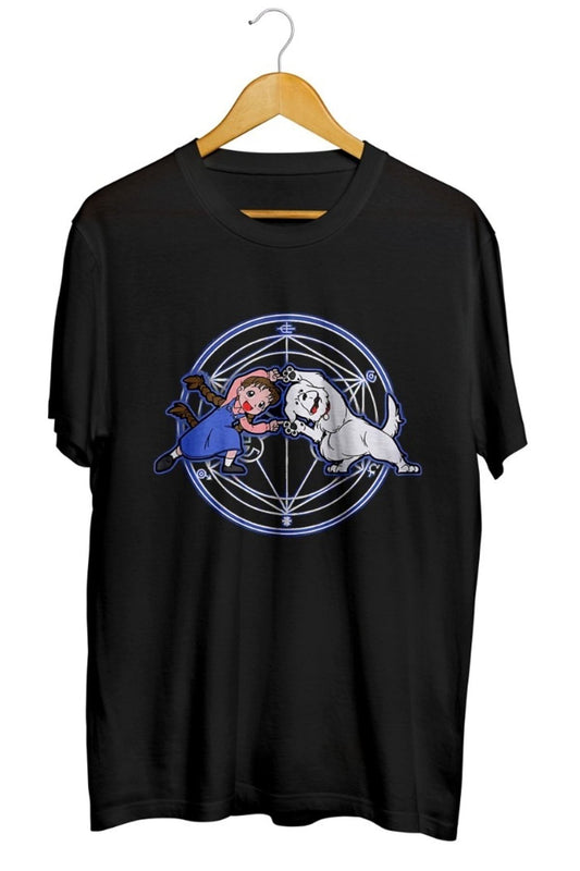 Fullmetal Fusion Baskılı Unisex Tişört