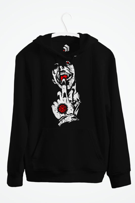 Alucard Hellsing Tasted Anime Baskılı Kapşonlu Sweatshirt