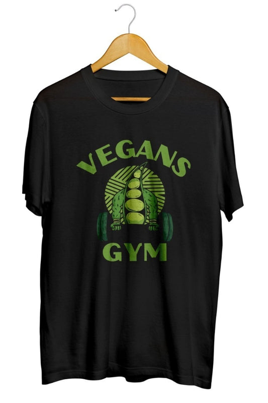 Vegan Gym Baskılı Unisex Tişört